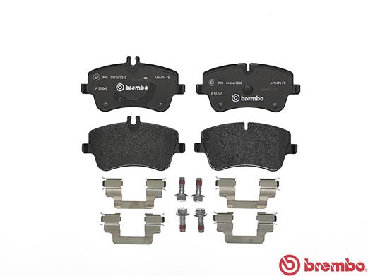 A.B.S. P 50 045 BREMBO BREMSBELÄGE, RICHTUNGSGEBUNDEN Bremsbelagsatz, Scheibenbremse